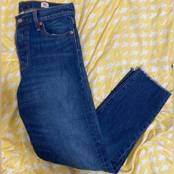 Levi's Denim - Levi’s White Oak Cone Denim Raw Hem Denim Jeans NWOT